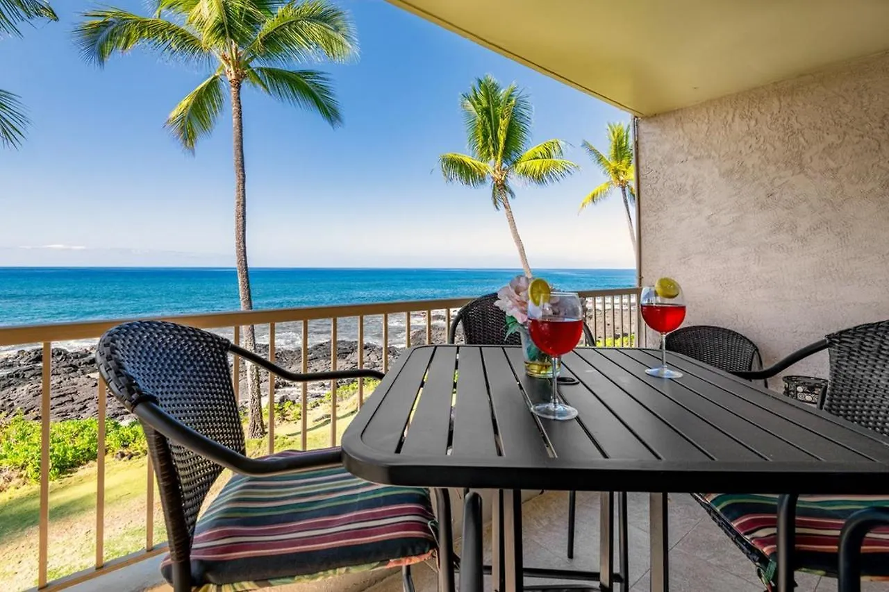 New! Kona Reef Resort Oceanfront 2 Bdrm, 2 Bath D-11 Right On The Ocean! Casago Kona Kailua-Kona 0*,